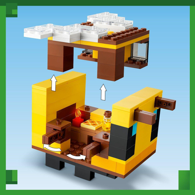Set kockash LEGO Minecraft 21241, Kasollja e Bletërritësit, 8+, shumëngjyrësh