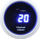 Matës temperature transmisioni Depo Gauge DBL, 52mm, dritë blu
