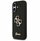 Mbulesë telefoni Guess 4G Silicone Script Big Metal Logo, për iPhone 17, silikoni, e zezë