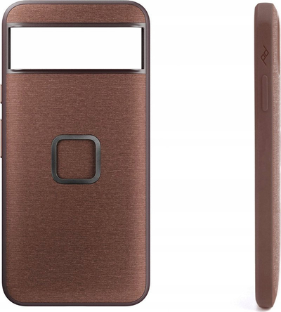 Futrollë telefoni Peak Design Everyday Fabric për Pixel 8, me magnet SlimLink, e kuqe Redwood