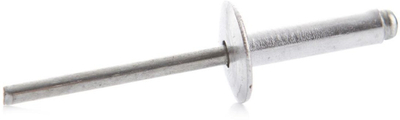 Vida alumini InLine ALU STEEL LARGE, 4.8x20 mm, 50 copë, argjendi
