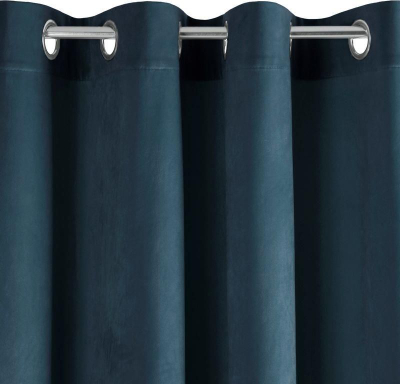 Perde blackout velvet, 140x250 cm, navy, njëngjyrëshe