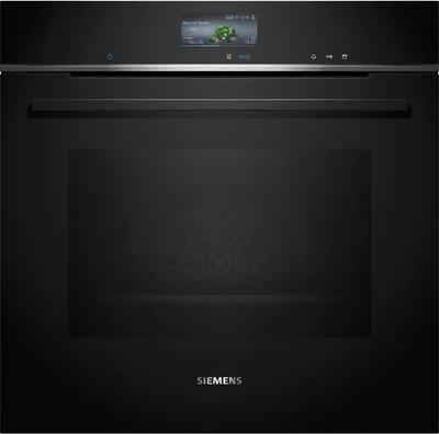 Furrë inkaso Siemens IQ700 HR776G1B1, me pirolizë, me ekran me prekje, e zezë