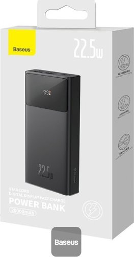 Power bank Baseus 20000mAh, 22.5W, 2xUSB USB C, i zi