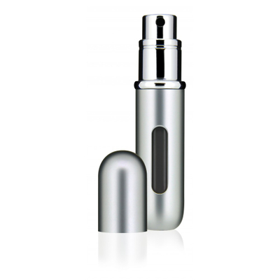 Shishe e vogël për rimbushje parfumi Travalo Classic HD, 5 ml, ngjyrë argjendi