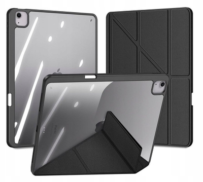 Mbulesë tablet DUX DUCIS Magi Series për iPad Air 11" M2, me mbajtëse stylus, funksion sleep wake, e zezë