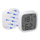 Sensor temperature dhe lagështie Sonoff SNZB-02D, ZigBee, ekran LCD, i bardhë