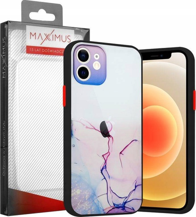 Mbulesë telefoni MX Aquarelle për iPhone X XS, TPU PC, lejla rozë