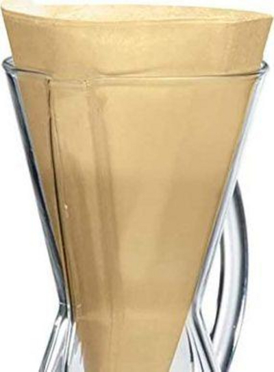 Filtër për kafe Chemex FP-2N, 100 copë, bezhë