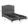 Shtrat dopio Malena HM638.10, kadife, 150x200 cm, gri