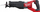 Sharrë reciproke Milwaukee M18 FSX-0C, 18V, prerje 300mm, e kuqe me të zezë