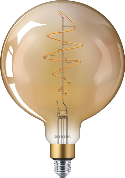 Llampë dekorative LED Philips Vintage Classic Gold G200, 7W, E27, dritë e ngrohtë, e artë
