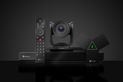 Sistem videokonferencash HP Poly G7500, Ultra HD 4K, kamerë EagleEye IV 12x, i zi