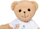 Arush pelushi Zapf BABY born Plush Bear, trup shumë i butë, i bardhë
