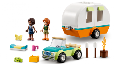 Set ndërtimi LEGO Friends Holiday Camping Trip 41726, kamping, 87 copë, shumëngjyrësh