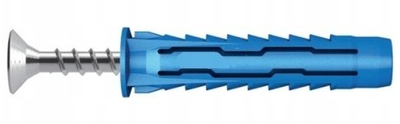 Tипел за монтирање Rawlplug 4ALL, 6x50mm, со завртка, 60 парчиња, сина