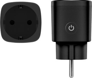 Сет паметни приклучоци Hombli Smart Socket EU, WiFi, пакување 2+1, црна боја