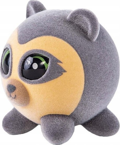 Lodër pelushi TM Toys Flockies Andean Bear, figurë për me mbledh, e butë, gri bezhë