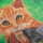 Kartolinë dekorative Craft Buddy Cats Crystal Art, 18x18cm
