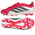 Këpucë futbolli Adidas Club Fold Over Tongue, Firm Ground, uniseks, të kuqe të zeza të bardha
