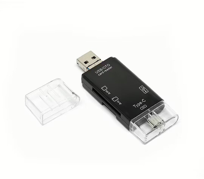 Lexues kartash RoGer OTG, USB C USB microUSB, SD TF, USB 2.0, i zi