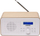 Radio tavoline Denver DAB-30 LIGHTWOOD, DAB+, FM, dru i çelët
