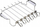 Сет шилци за скара Texas Club Grill Skewers, 6 парчиња, 37 cm, метални