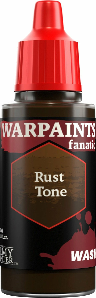 Bojë akrilike The Army Painter Warpaints Fanatic Wash Rust Tone, 18 ml, kafe ndryshku