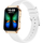 Smartwatch Gravity GT44-1, ekran me prekje, dy rripa, rozë gold