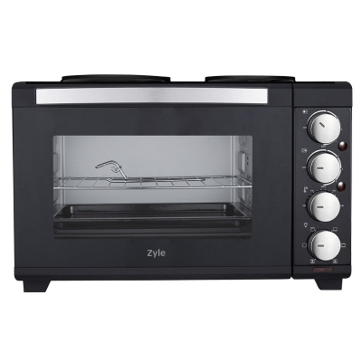 Електрична рерна Zyle ZY538EO, 38L, 3200W, две плочи, црна