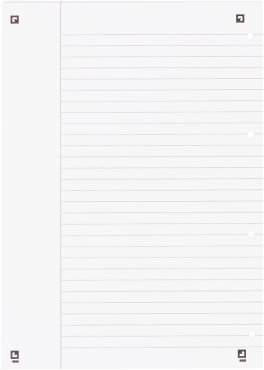 Bлок за белешки Oxford 100050355 College Notepad, A4+, 80 листови, со линии