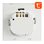 Ndërprerës dritash smart Neo Single, WiFi 2.4 GHz, 1 kanal, i bardhë