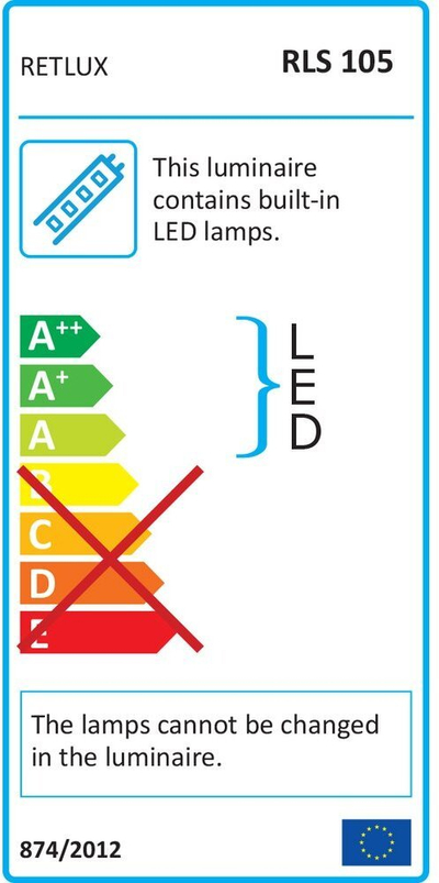 Shirit LED dekorativ Retlux RLS 105, set 3 m, RGB, me telekomandë