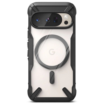 Kapak telefoni Ringke Fusion X Magnetic MagSafe, Google Pixel 10 10 Pro, i tejdukshëm, i zi