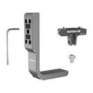 Mbajtëse alumini Sunnylife DZ015 për Insta360 X5 X4, montim magnetik, ngjyrë e zezë