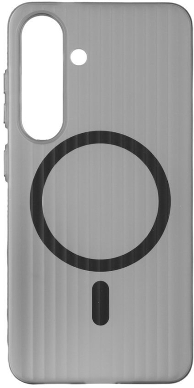 Сет маски 4smarts Qi2 Upgrade 3 за Samsung Galaxy S25, 3 парчиња, со магнет, сива
