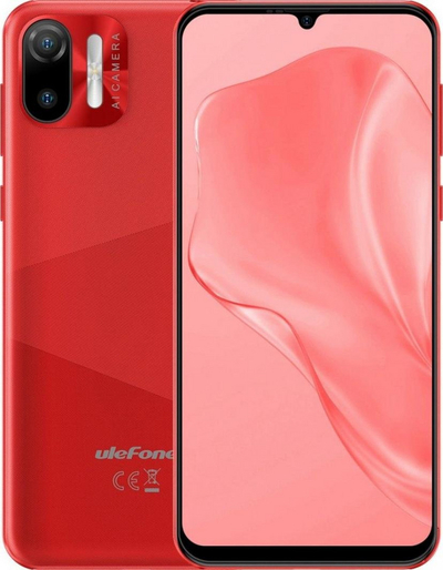 Celular UleFone Note UF-N6P / RD, 6.1'', 32GB RAM, 128GB, Dual Sim, i kuq