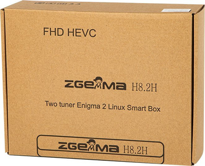 Decoder satelitor Zgemma H8.2H, DVB T2, Full HD, i zi