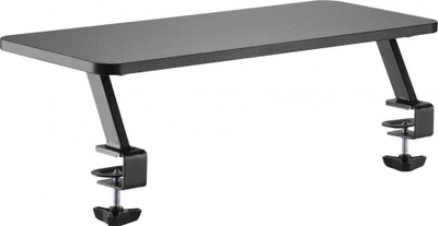 Стојка за монитор Powerton Ergo, капацитет 20 kg, метал и MDF, црна