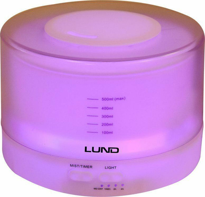 Ndezës ajri LUND, 500ml, me telekomandë, i bardhë