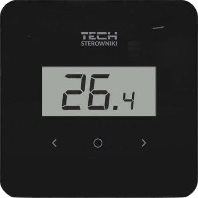 Regullator dhome Tech R-12B STR12BBK, me kabllo, me ekran LCD, i zi