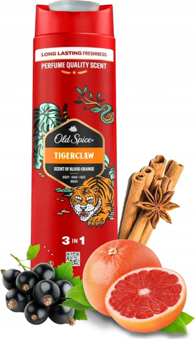 Xhel dushi Old Spice Tigerclaw, 400 ml, për burra