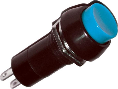 Buton ndezës PBS 11, 250V, 1A, blu