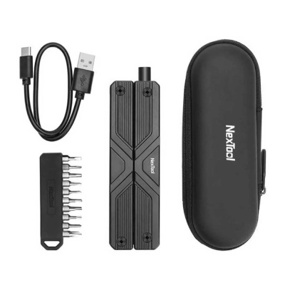 Mjet elektrik multiveprues Nextool Gemini NE20213, 13 në 1, metalik, i zi