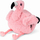 Jastëk lodër flamingo plushe, me ngrohës duarsh, rozë