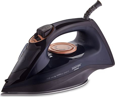 Hekur me avull Zelmer Ceramic, 2400W, pllakë qeramike, i zi