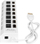 USB hub WT HUB 06, 7 porta, USB 2.0, i bardhë
