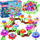 Set ndërtimi kreativ JOKO Creative Building Set Flowers, 104 pjesë, shumëngjyrësh