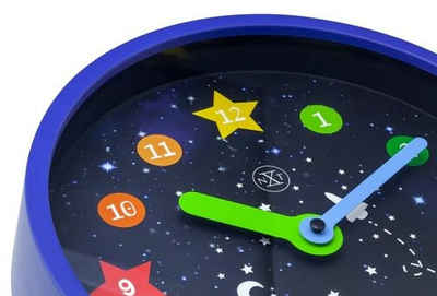Orë muri Nextime Apollo, e kaltër/shumëngjyrëshe