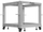 Raft i hapur rrjeti Lanberg Open Rack 19" 9U, 600x600, thellësi e rregullueshme, gri